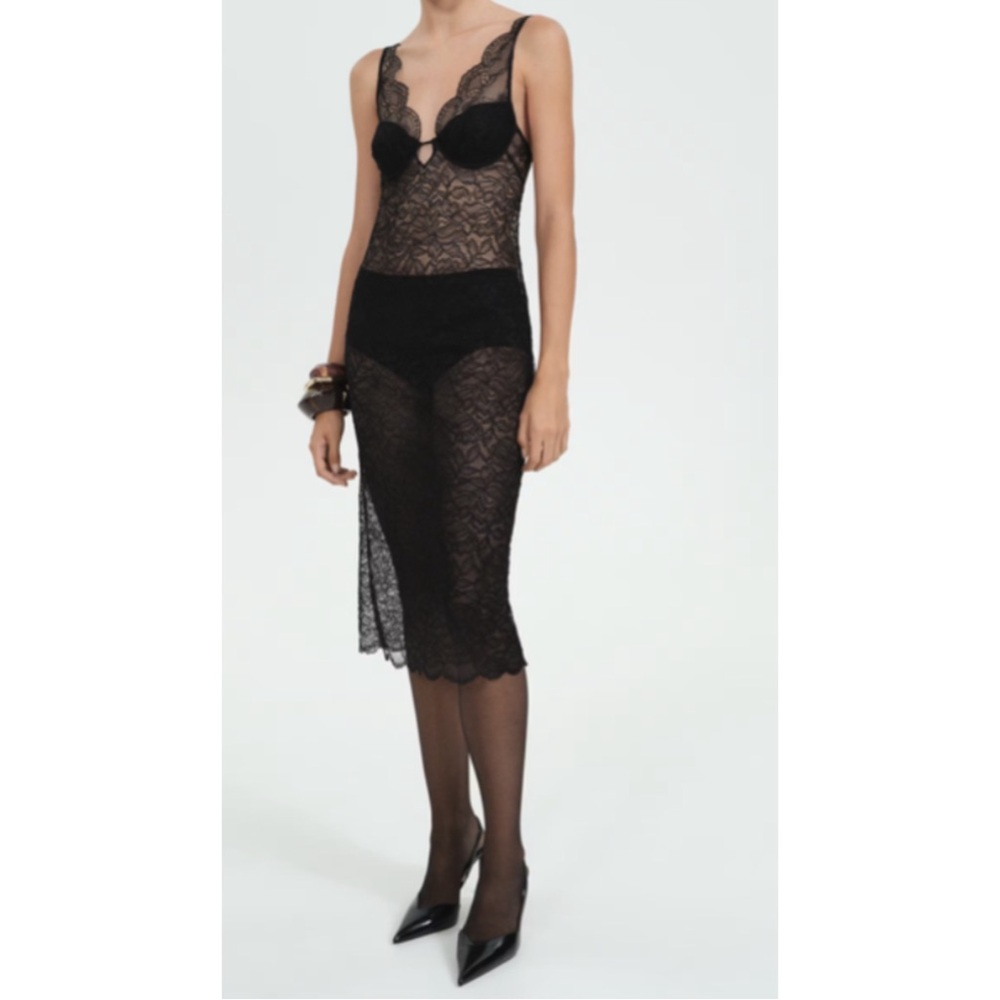 MANGO ~Guipure Slip Dress (NWT)
